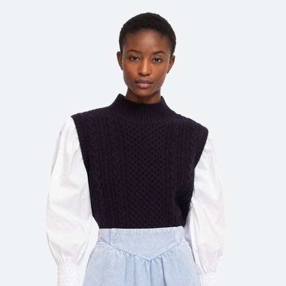 Sea New York | Melanie Combo Sweater | Medium - Picture 1 of 8